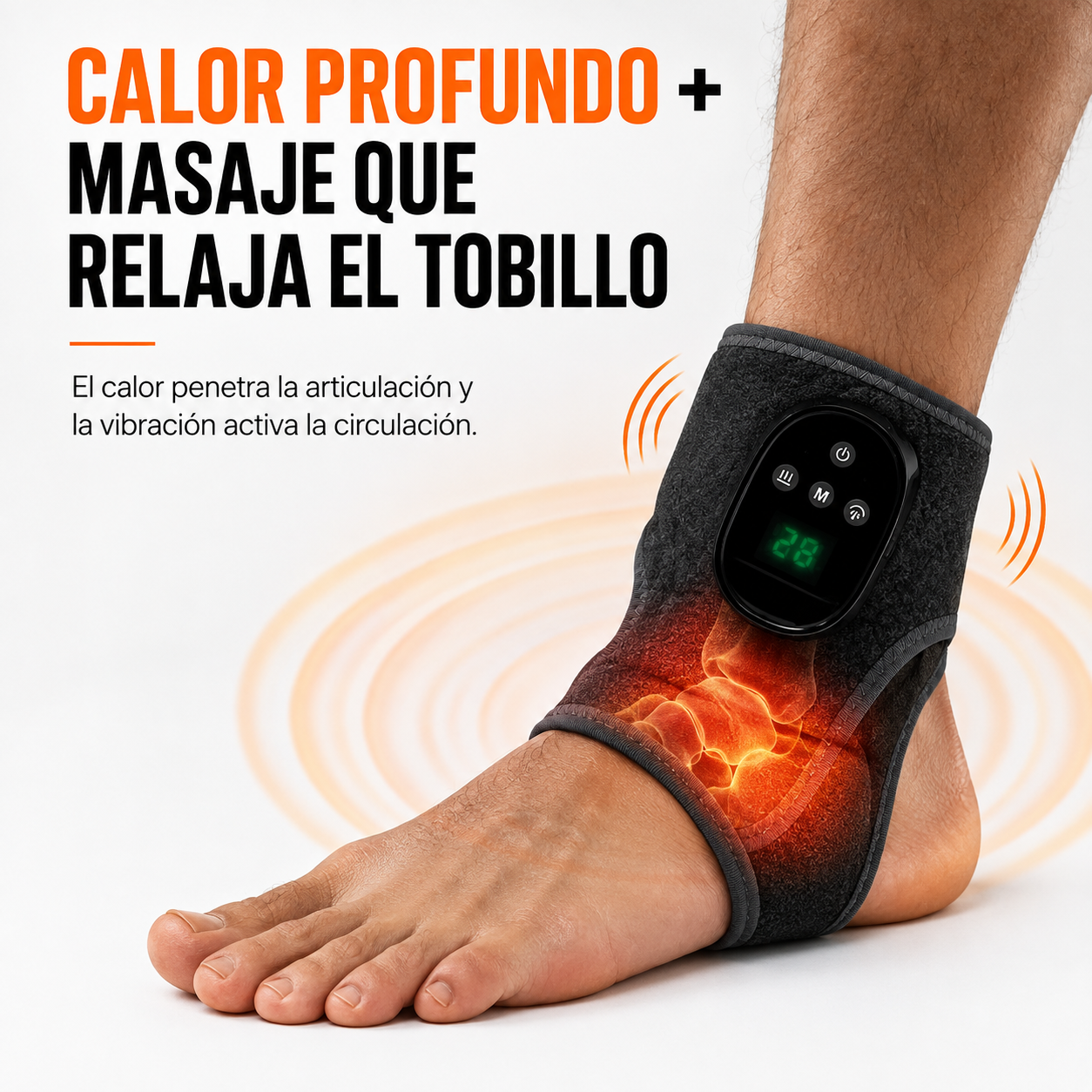 Tobillera Térmica con Masaje