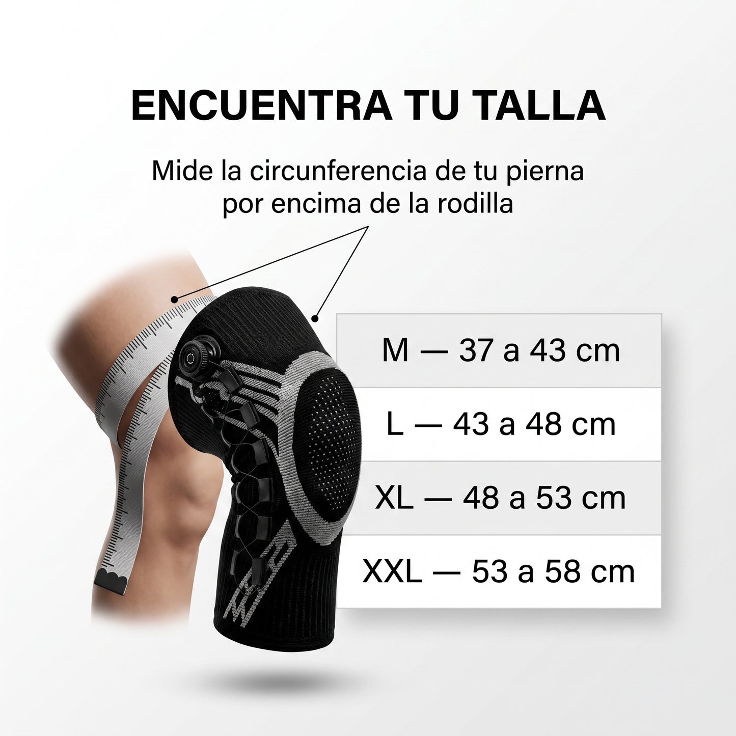 Rodillera con Dial de Ajuste